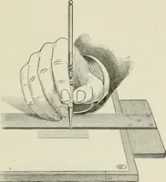 An illustration from Geometrical drawing, projection drawing, freehand and ornamental drawing, wash work and brush drawing, elementary perspective drawing, architectural drawing (1921)