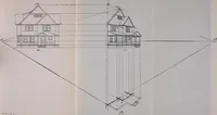 An illustration from Geometrical drawing, projection drawing, freehand and ornamental drawing, wash work and brush drawing, elementary perspective drawing, architectural drawing (1921)