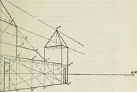 An illustration from Geometrical drawing, projection drawing, freehand and ornamental drawing, wash work and brush drawing, elementary perspective drawing, architectural drawing (1921)