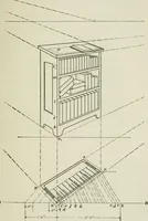 An illustration from Geometrical drawing, projection drawing, freehand and ornamental drawing, wash work and brush drawing, elementary perspective drawing, architectural drawing (1921)