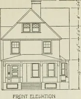An illustration from Geometrical drawing, projection drawing, freehand and ornamental drawing, wash work and brush drawing, elementary perspective drawing, architectural drawing (1921)