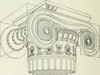 An illustration from Geometrical drawing, projection drawing, freehand and ornamental drawing, wash work and brush drawing, elementary perspective drawing, architectural drawing (1921)