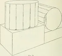 An illustration from Geometrical drawing, projection drawing, freehand and ornamental drawing, wash work and brush drawing, elementary perspective drawing, architectural drawing (1921)