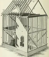 An illustration from Geometrical drawing, projection drawing, freehand and ornamental drawing, wash work and brush drawing, elementary perspective drawing, architectural drawing (1921)