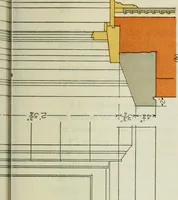 An illustration from Geometrical drawing, projection drawing, freehand and ornamental drawing, wash work and brush drawing, elementary perspective drawing, architectural drawing (1921)