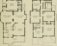 An illustration from Geometrical drawing, projection drawing, freehand and ornamental drawing, wash work and brush drawing, elementary perspective drawing, architectural drawing (1921)