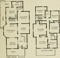 An illustration from Geometrical drawing, projection drawing, freehand and ornamental drawing, wash work and brush drawing, elementary perspective drawing, architectural drawing (1921)