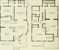 An illustration from Geometrical drawing, projection drawing, freehand and ornamental drawing, wash work and brush drawing, elementary perspective drawing, architectural drawing (1921)