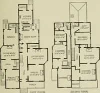 An illustration from Geometrical drawing, projection drawing, freehand and ornamental drawing, wash work and brush drawing, elementary perspective drawing, architectural drawing (1921)