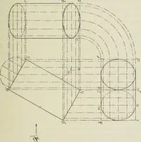 An illustration from Geometrical drawing, projection drawing, freehand and ornamental drawing, wash work and brush drawing, elementary perspective drawing, architectural drawing (1921)