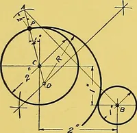 An illustration from Geometrical drawing; a collection of plates for practical use in elementary mechanical drawing (1915)