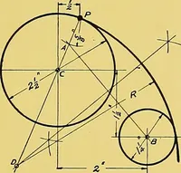 An illustration from Geometrical drawing; a collection of plates for practical use in elementary mechanical drawing (1915)