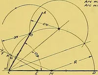 An illustration from Geometrical drawing; a collection of plates for practical use in elementary mechanical drawing (1915)