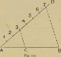 An illustration from Geometrical drawing and design (1913)