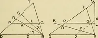 An illustration from The geometrical lectures of Isaac Barrow (1916)