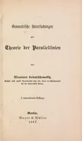An illustration from Geometrische Untersuchungen zur Theorie der Parallellinien (1887)