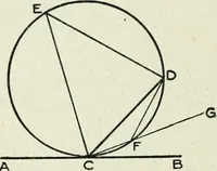 An illustration from Geometry for schools : theoretical (1904)