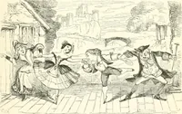 An illustration from George Cruikshank's Table-book (1845)