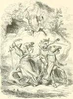 An illustration from George Cruikshank's Table-book (1845)