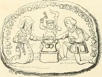An illustration from George Cruikshank's Table-book (1845)
