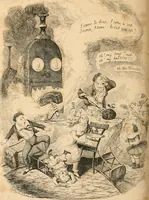 An illustration from George Cruikshank's Table-book (1845)