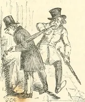 An illustration from George Cruikshank's Table-book (1845)