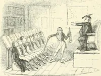 An illustration from George Cruikshank's Table-book (1845)
