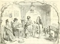 An illustration from George Cruikshank's Table-book (1845)