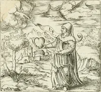 Picture 38 of 106 from Georgiae Montaneae, nobilis Gallae, Emblematvm Christianorvm centvria : cum eorundem Latina interpretatione = Cent emblemes chrestiens (1584), leaf 154