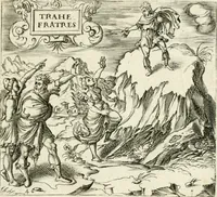 An illustration from Georgiae Montaneae, nobilis Gallae, Emblematvm Christianorvm centvria : cum eorundem Latina interpretatione = Cent emblemes chrestiens (1584)