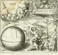 An illustration from Georgiae Montaneae, nobilis Gallae, Emblematvm Christianorvm centvria : cum eorundem Latina interpretatione = Cent emblemes chrestiens (1584)
