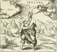 An illustration from Georgiae Montaneae, nobilis Gallae, Emblematvm Christianorvm centvria : cum eorundem Latina interpretatione = Cent emblemes chrestiens (1584)