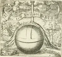 An illustration from Georgiae Montaneae, nobilis Gallae, Emblematvm Christianorvm centvria : cum eorundem Latina interpretatione = Cent emblemes chrestiens (1584)