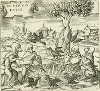 Picture 11 of 106 from Georgiae Montaneae, nobilis Gallae, Emblematvm Christianorvm centvria : cum eorundem Latina interpretatione = Cent emblemes chrestiens (1584), leaf 46