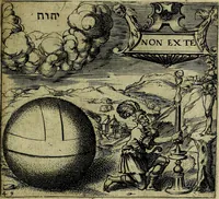 An illustration from Georgiae Montaneae, nobilis Gallae, Emblematum christianorum centuria : cum eorundem latina interpretatione = Cent emblemes chrestiens (1584)