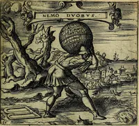 An illustration from Georgiae Montaneae, nobilis Gallae, Emblematum christianorum centuria : cum eorundem latina interpretatione = Cent emblemes chrestiens (1584)