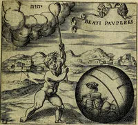 An illustration from Georgiae Montaneae, nobilis Gallae, Emblematum christianorum centuria : cum eorundem latina interpretatione = Cent emblemes chrestiens (1584)