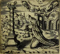 An illustration from Georgiae Montaneae, nobilis Gallae, Emblematum christianorum centuria : cum eorundem latina interpretatione = Cent emblemes chrestiens (1584)