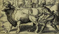 An illustration from Georgiae Montaneae, nobilis Gallae, Emblematum christianorum centuria : cum eorundem latina interpretatione = Cent emblemes chrestiens (1584)