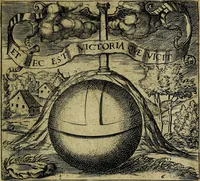 An illustration from Georgiae Montaneae, nobilis Gallae, Emblematum christianorum centuria : cum eorundem latina interpretatione = Cent emblemes chrestiens (1584)