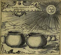An illustration from Georgiae Montaneae, nobilis Gallae, Emblematum christianorum centuria : cum eorundem latina interpretatione = Cent emblemes chrestiens (1584)
