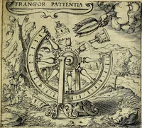 An illustration from Georgiae Montaneae, nobilis Gallae, Emblematum christianorum centuria : cum eorundem latina interpretatione = Cent emblemes chrestiens (1584)