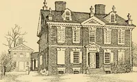 An illustration from Georgian : a pattern of spoons, forks and all other pieces of table flat ware is partly shown in this book, in which is also given an account of the chief events of the War of the Revolution and the acts of oppression which preceded and provoked it ; to which are added sundry pictures of places and things identified with this momentous conflict ... (1899)