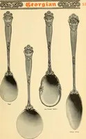 Picture 73 of 163 from Georgian : a pattern of spoons, forks and all other pieces of table flat ware is partly shown in this book, in which is also given an account of the chief events of the War of the Revolution and the acts of oppression which preceded and provoked it ; to which are added sundry pictures of places and things identified with this momentous conflict ... (1899), leaf 57