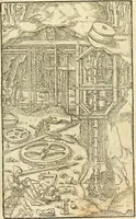 Picture 87 of 293 from Georgii Agricolae De re metallica libri XII. qvibus officia, instrumenta, machinae, ac omnia deni ad metallicam spectantia, non modo luculentissimè describuntur, sed & per effigies, suis locis insertas, adiunctis latinis, germanicis appellationibus ita ob oculos ponuntur, ut clarius tradi non possint. Eivsdem De animantibvs svbterraneis liber, ab autore recognitus: cum indicibus diuersis, quicqiuid in opere tractatum est, pulchré demonstrantibus (1556), leaf 150