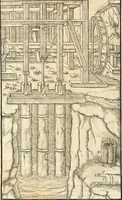 Picture 95 of 293 from Georgii Agricolae De re metallica libri XII. qvibus officia, instrumenta, machinae, ac omnia deni ad metallicam spectantia, non modo luculentissimè describuntur, sed & per effigies, suis locis insertas, adiunctis latinis, germanicis appellationibus ita ob oculos ponuntur, ut clarius tradi non possint. Eivsdem De animantibvs svbterraneis liber, ab autore recognitus: cum indicibus diuersis, quicqiuid in opere tractatum est, pulchré demonstrantibus (1556), leaf 161