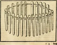 Picture 128 of 293 from Georgii Agricolae De re metallica libri XII. qvibus officia, instrumenta, machinae, ac omnia deni ad metallicam spectantia, non modo luculentissimè describuntur, sed & per effigies, suis locis insertas, adiunctis latinis, germanicis appellationibus ita ob oculos ponuntur, ut clarius tradi non possint. Eivsdem De animantibvs svbterraneis liber, ab autore recognitus: cum indicibus diuersis, quicqiuid in opere tractatum est, pulchré demonstrantibus (1556), leaf 218