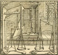 Picture 129 of 293 from Georgii Agricolae De re metallica libri XII. qvibus officia, instrumenta, machinae, ac omnia deni ad metallicam spectantia, non modo luculentissimè describuntur, sed & per effigies, suis locis insertas, adiunctis latinis, germanicis appellationibus ita ob oculos ponuntur, ut clarius tradi non possint. Eivsdem De animantibvs svbterraneis liber, ab autore recognitus: cum indicibus diuersis, quicqiuid in opere tractatum est, pulchré demonstrantibus (1556), leaf 226