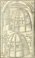 Picture 291 of 293 from Georgii Agricolae De re metallica libri XII. qvibus officia, instrumenta, machinae, ac omnia deni ad metallicam spectantia, non modo luculentissimè describuntur, sed & per effigies, suis locis insertas, adiunctis latinis, germanicis appellationibus ita ob oculos ponuntur, ut clarius tradi non possint. Eivsdem De animantibvs svbterraneis liber, ab autore recognitus: cum indicibus diuersis, quicqiuid in opere tractatum est, pulchré demonstrantibus (1556), leaf 493