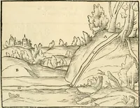 Picture 27 of 293 from Georgii Agricolae De re metallica libri XII. qvibus officia, instrumenta, machinae, ac omnia deni ad metallicam spectantia, non modo luculentissimè describuntur, sed & per effigies, suis locis insertas, adiunctis latinis, germanicis appellationibus ita ob oculos ponuntur, ut clarius tradi non possint. Eivsdem De animantibvs svbterraneis liber, ab autore recognitus: cum indicibus diuersis, quicqiuid in opere tractatum est, pulchré demonstrantibus (1556), leaf 58